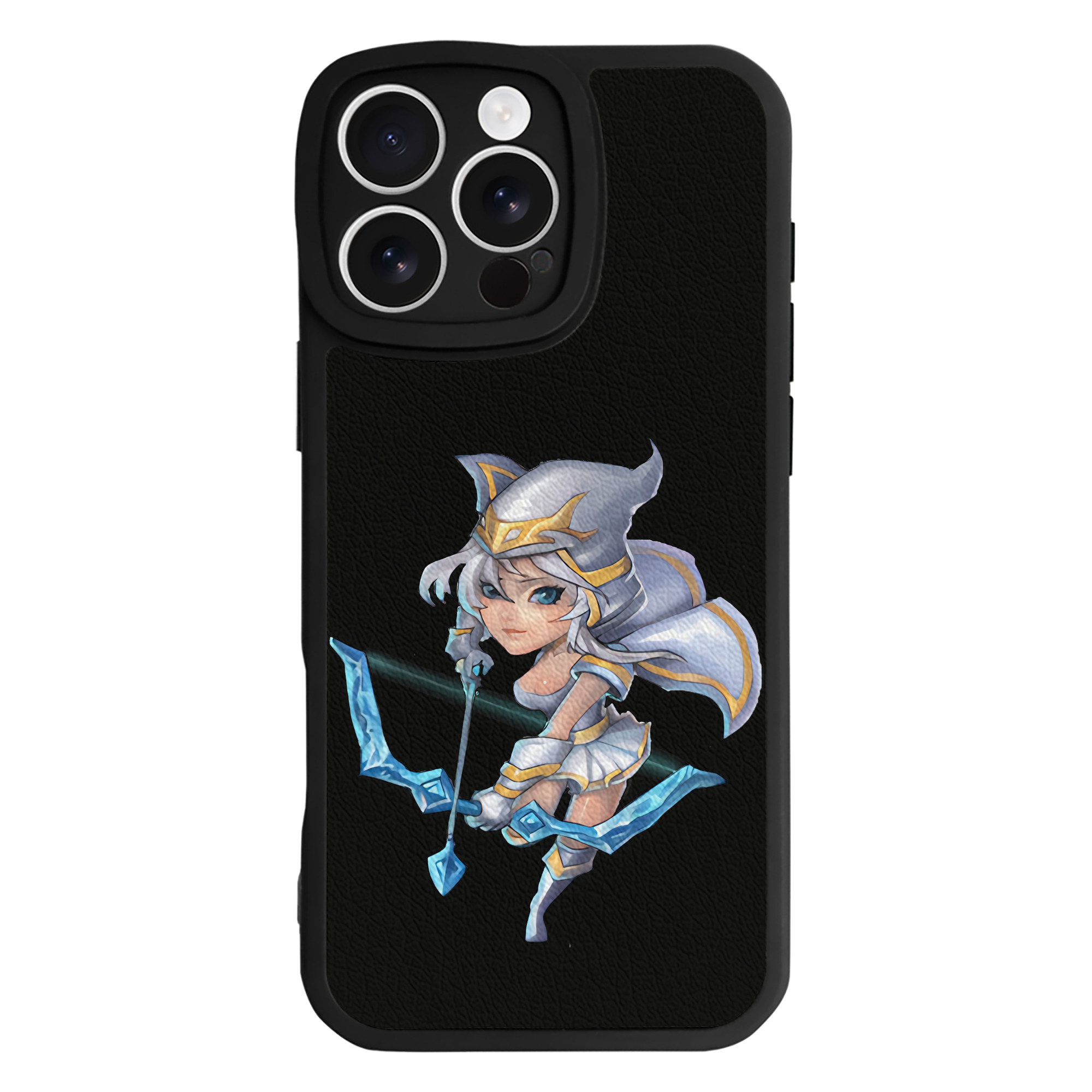 （画像用） リーグ・オブ・レジェンド League of Legends LOL 【iPhone 16シリーズ対応】シリコンスマホケース（レザー調） 材質：シリコン